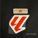 Parche de Liga + Campeón (Temporada 2024/25). Camiseta del FC Barcelona