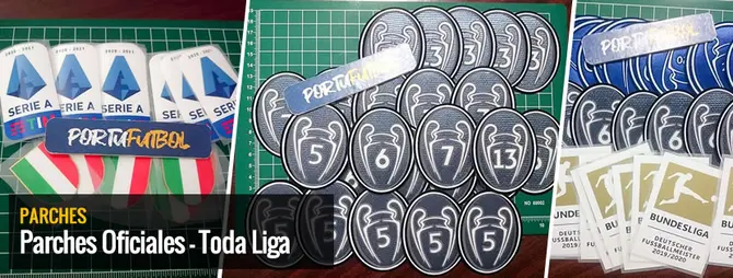 Parches termoadhesivos de futbol